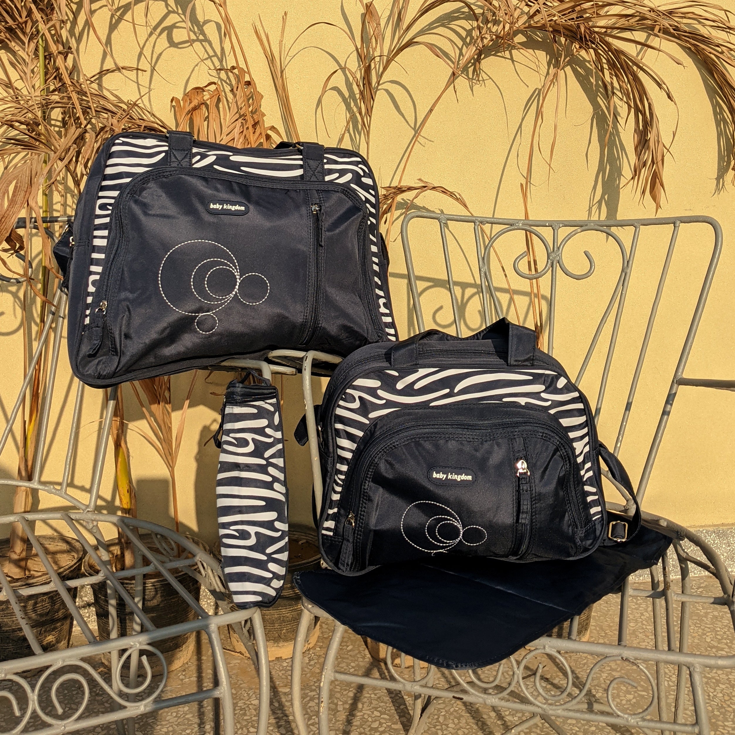 4 Pieces Bag Set - Circle Pattern - Image 3