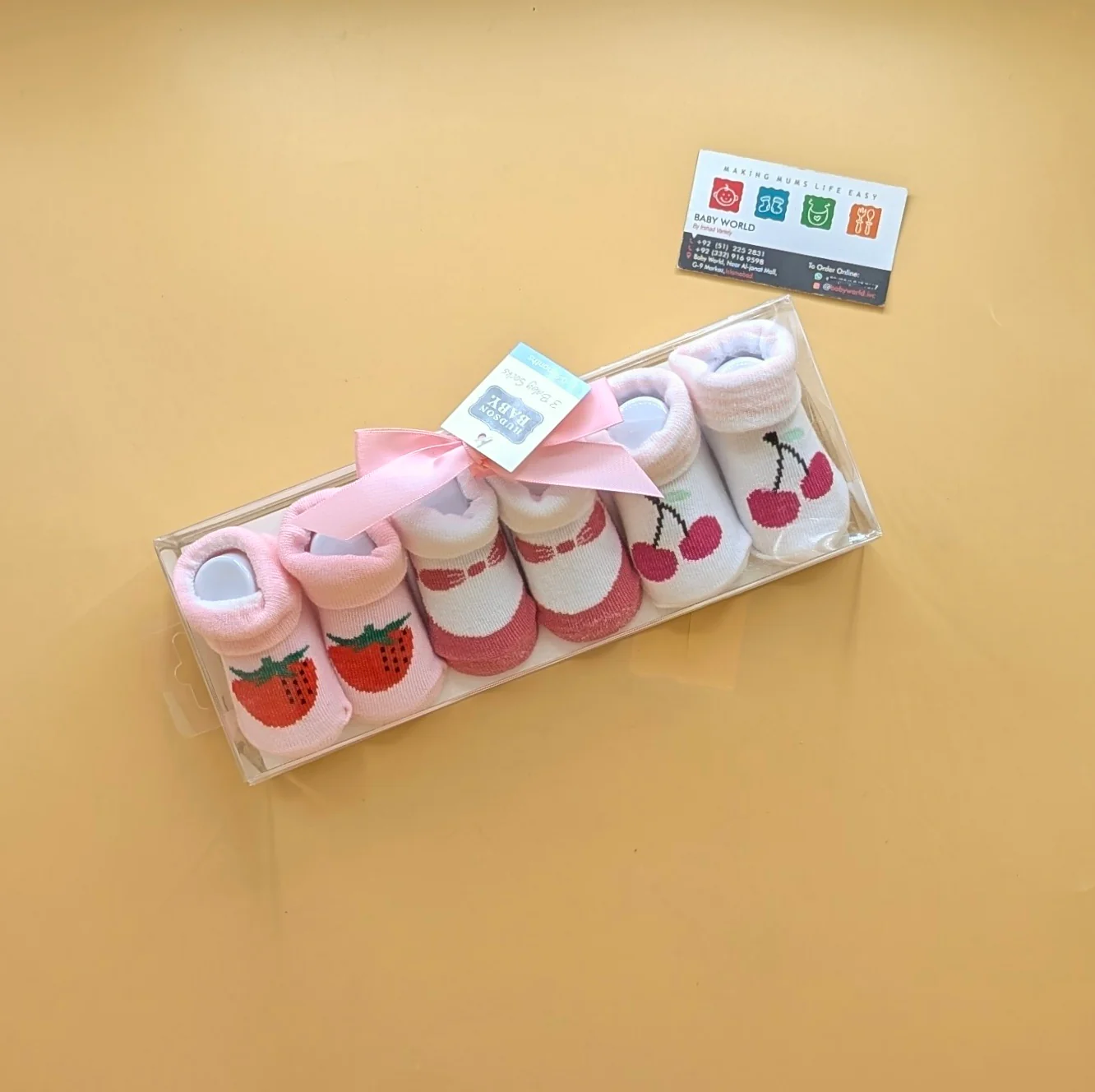 Premium Quality Baby Pack of 3 Booties Set - Image 40