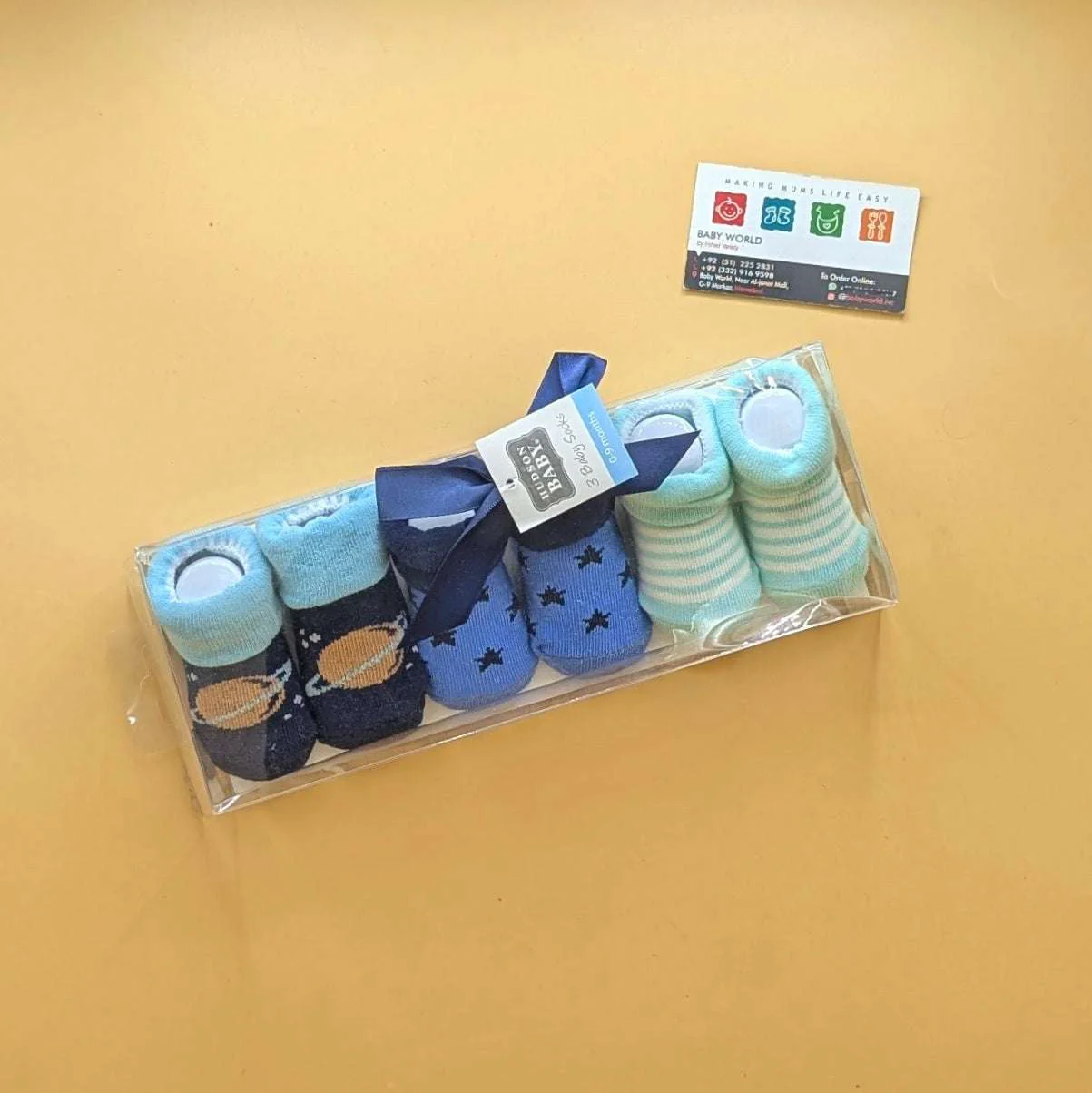 Premium Quality Baby Pack of 3 Booties Set - Image 5