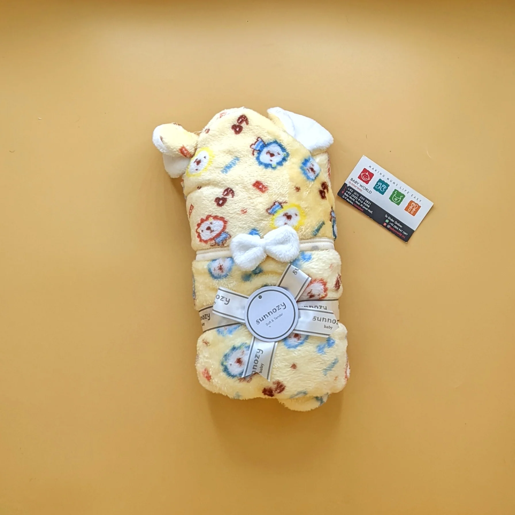 Hooded Wrapping Sheet/Blanket - Winter - Lion - Image 4