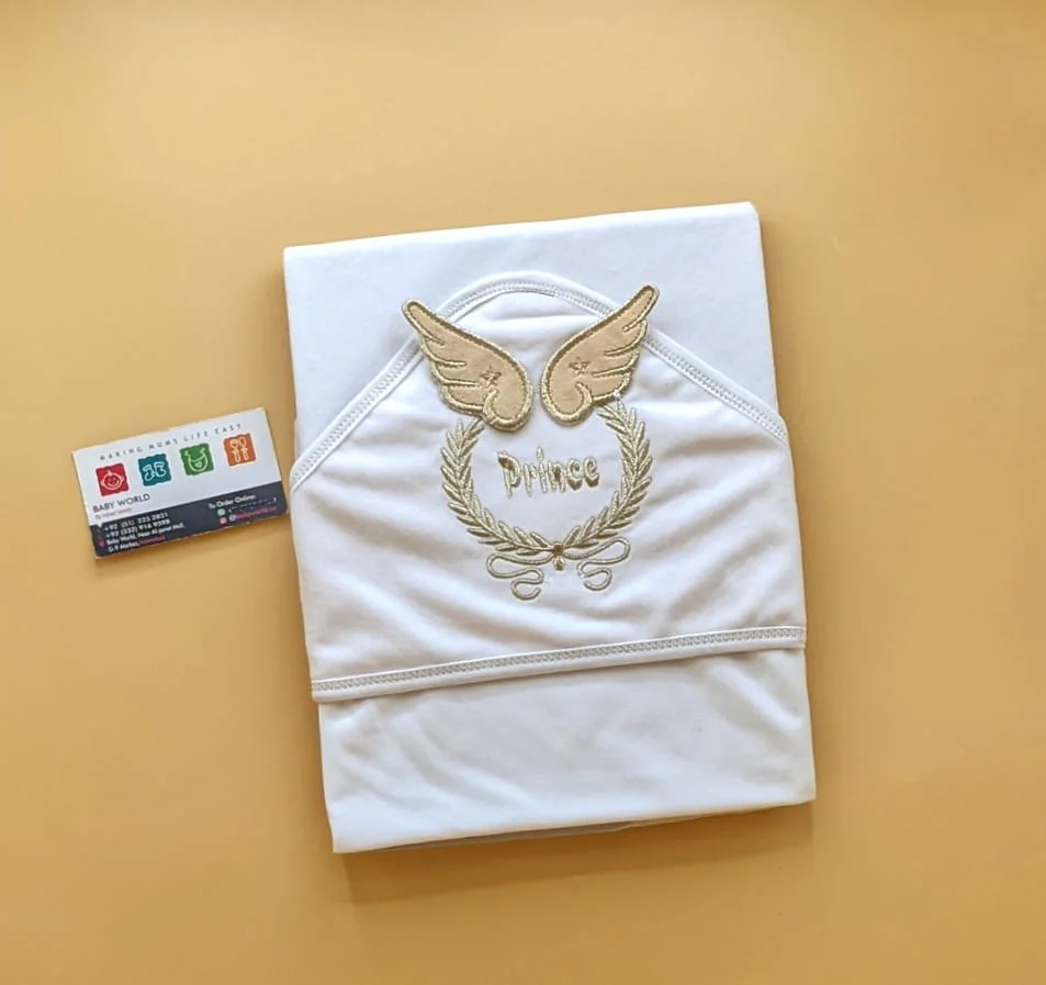 Hooded Wrapping Sheet/Blanket - Winter - Wings (Prince/Princess) - Image 12