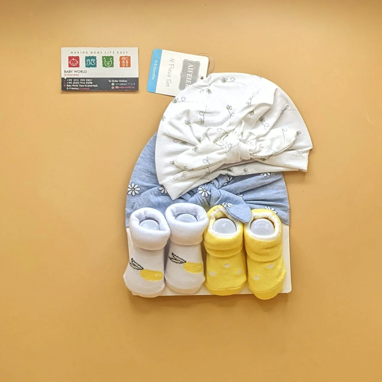 Pack of 2 Caps & 2 Booties - Image 11