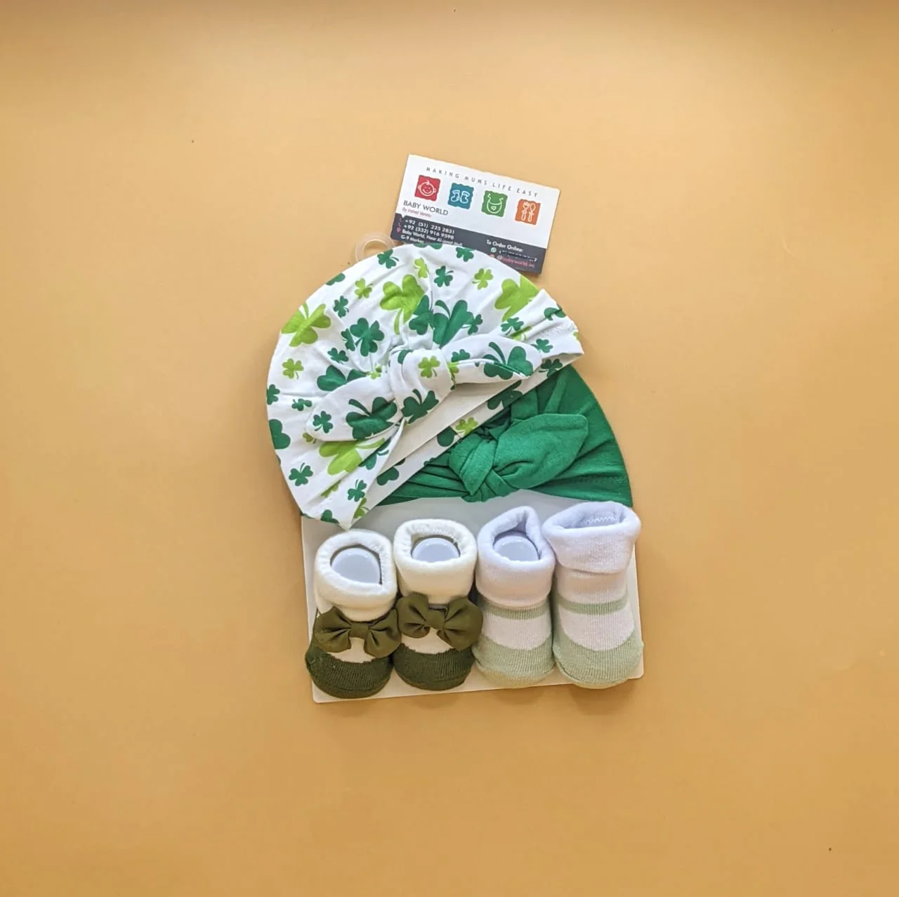 Pack of 2 Caps & 2 Booties - Image 4