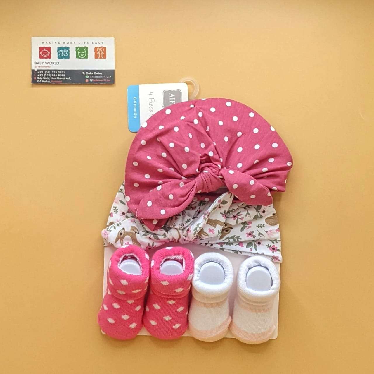 Pack of 2 Caps & 2 Booties - Image 6