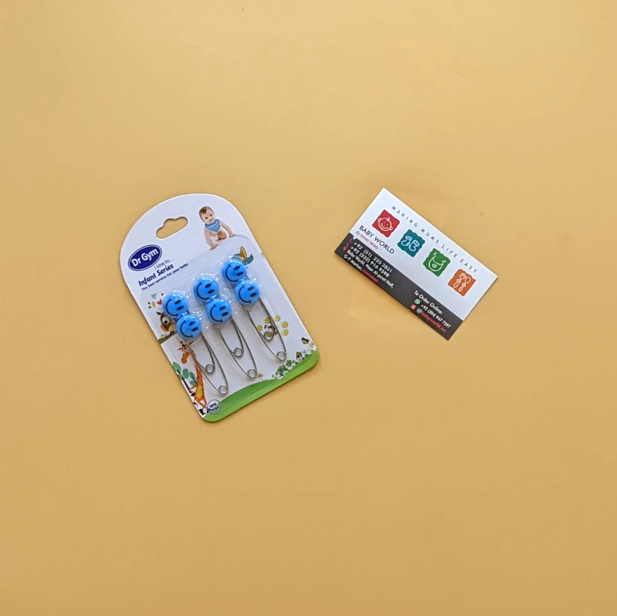 Pack of 6 Pins - Smiley - Image 3